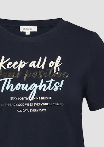 T-shirt s.Oliver en bleu