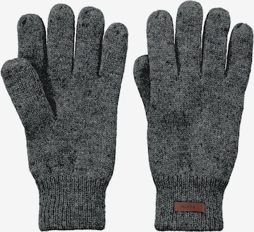 Barts Full Finger Gloves in Grey: front