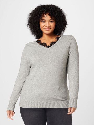 Pull-over 'ESLY' ONLY Carmakoma en gris : devant