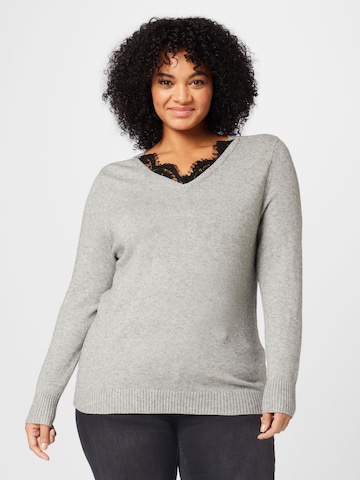ONLY Carmakoma Sweater 'ESLY' in Grey: front