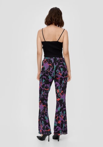 évasé Pantalon QS en mélange de couleurs