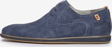 Floris van Bommel Lace-Up Shoes 'Presli 02' in Blue: front