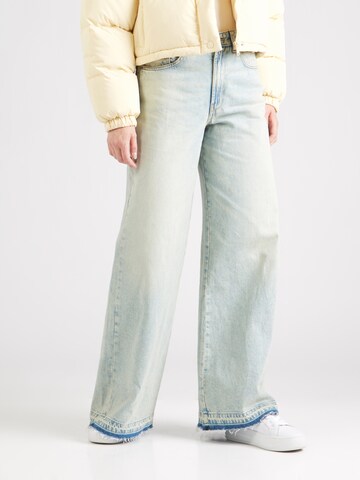 Tommy Jeans Широкий Джинсы в Синий: спереди