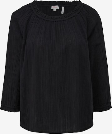 s.Oliver Blouse in Black: front