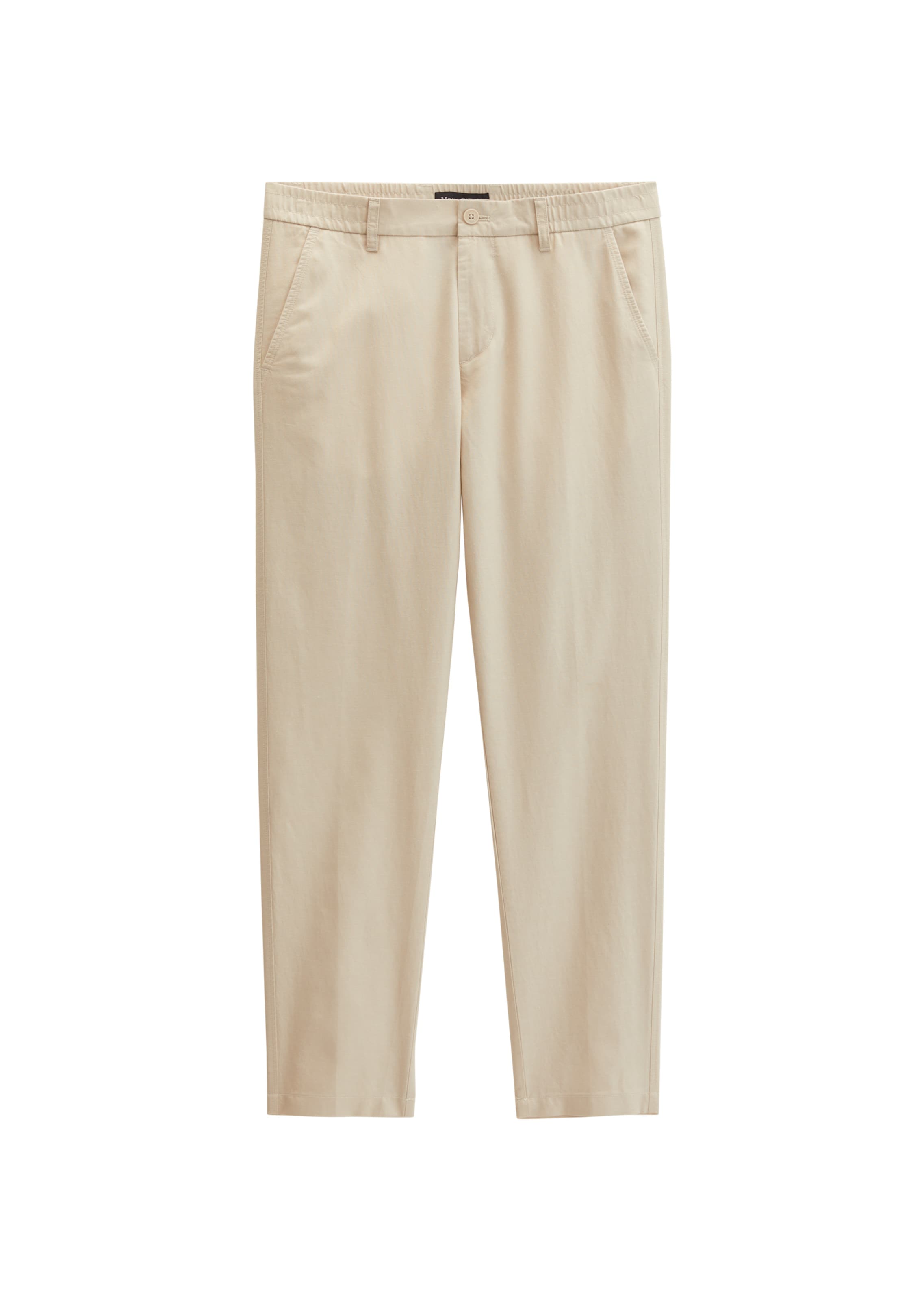 Marc O'Polo Tapered Chino Pants in Beige: front