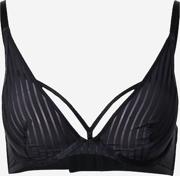 Hunkemöller - Triángulo Sujetador 'Dana' en negro: frente