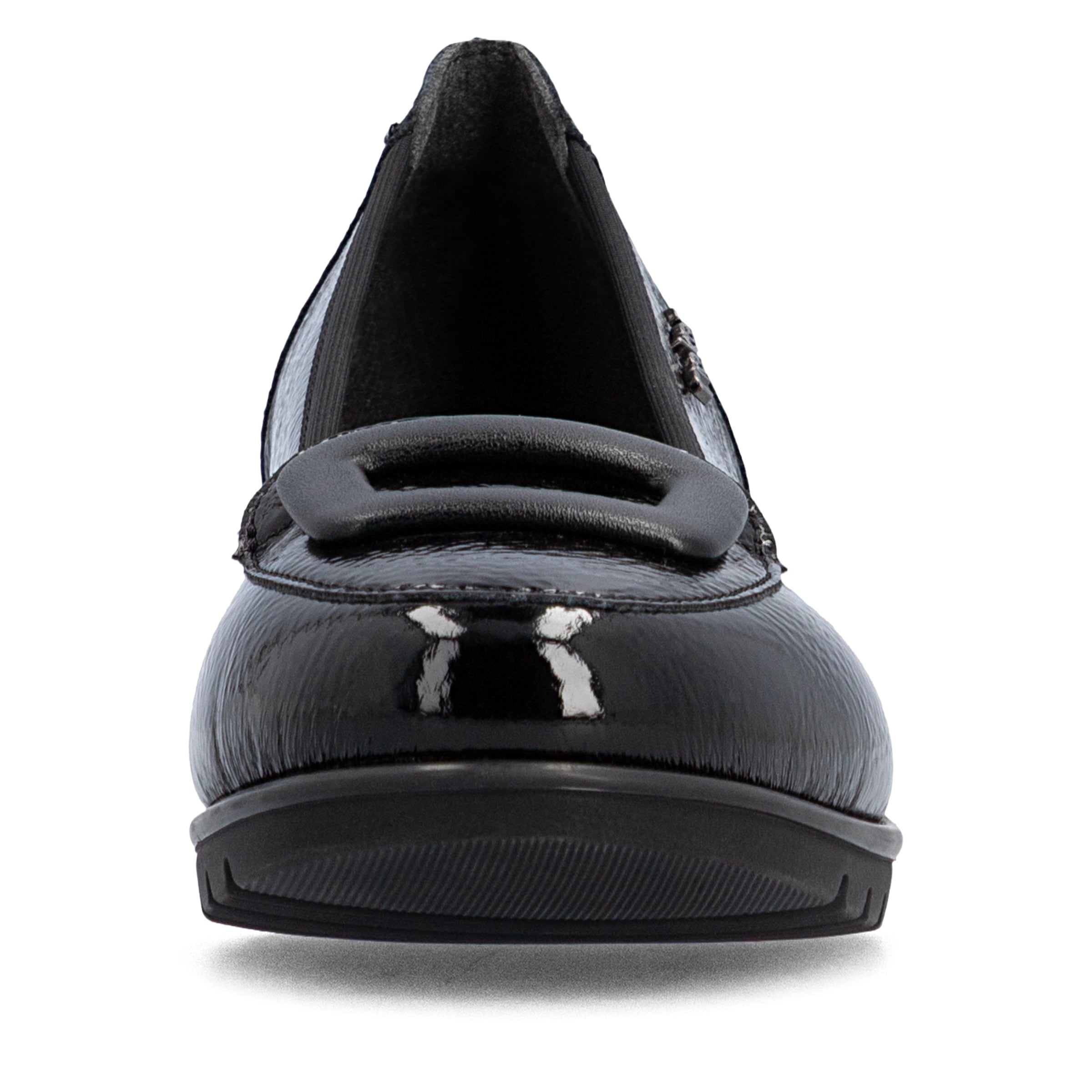 Ballerines à lanières Rieker en noir