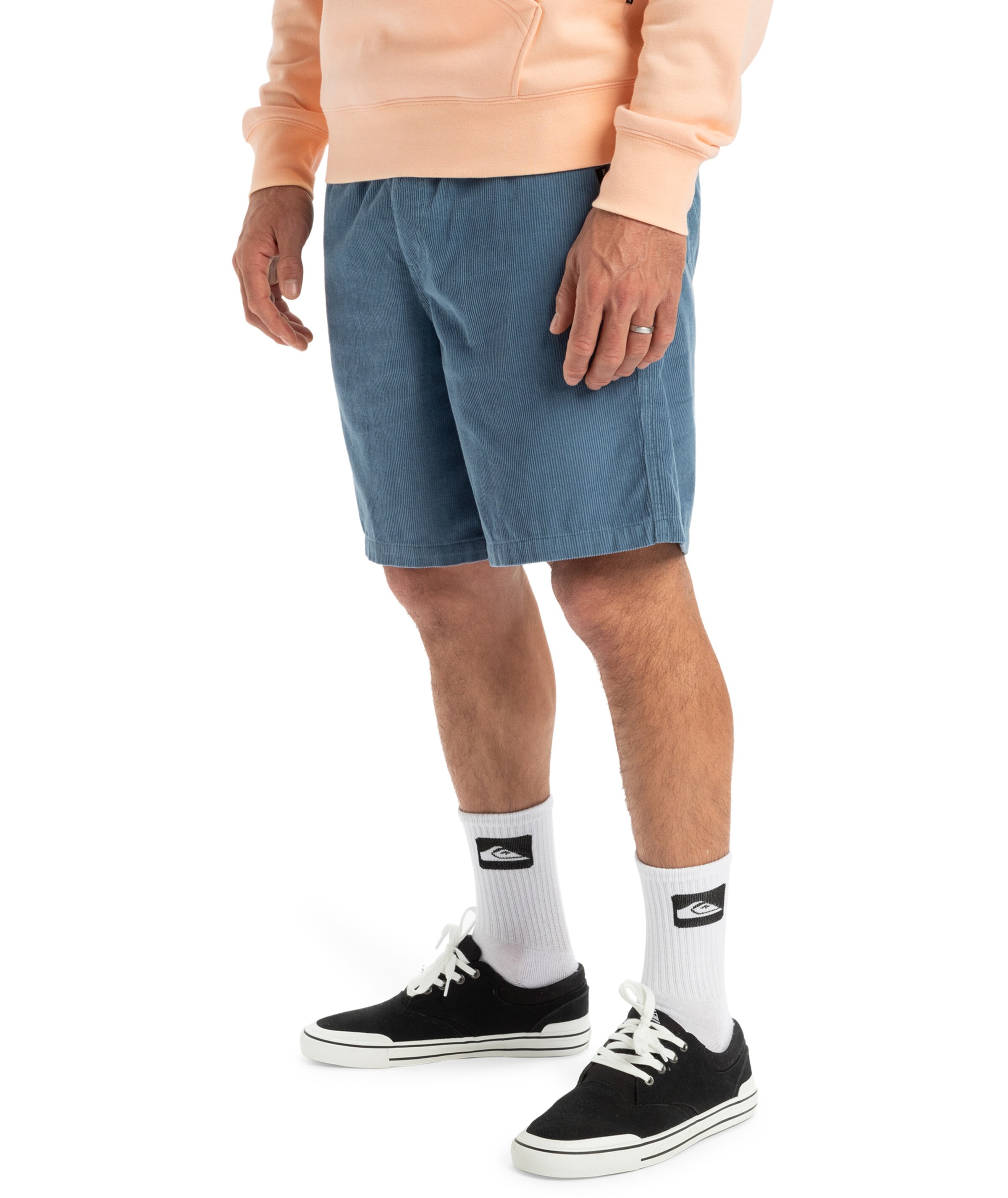 QUIKSILVER Skinny Workout Pants in Blue