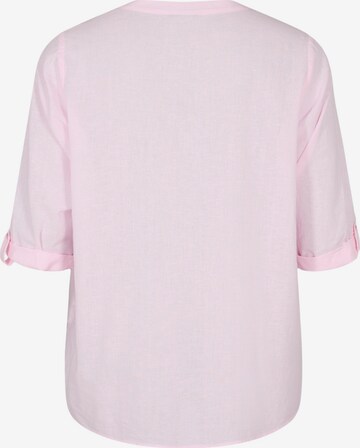 Zizzi Blouse 'ELVA' in Pink