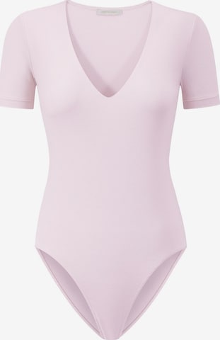 SASSYCLASSY Shirt bodysuit in Pink: front