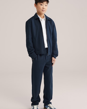 WE Fashion Regular Trousers in Blue