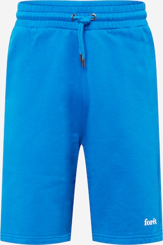 forét Regular Broek 'SHORE' in Blauw: voorkant