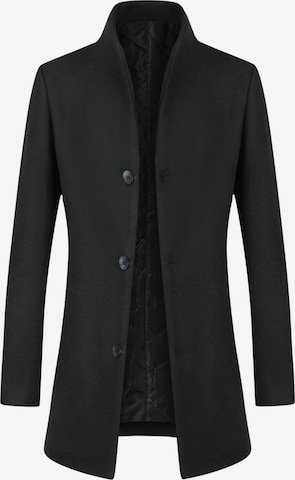 ALLTHEMEN Winter Coat 'Mantelruhe' in Black: front