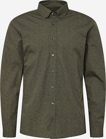 STRELLSON Button Up Shirt in Green: front