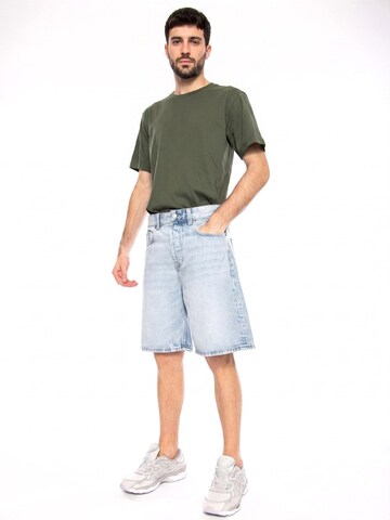 Only & Sons Baggy Jeans 'Five Baggy 9893 Pin DNM Shorts VD2 Blue' i blå: forside