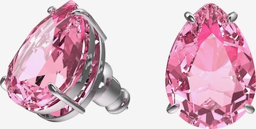 Boucles d'oreilles 'Gema' Swarovski en rose : devant