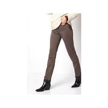 TONI Slim fit Pants in Grey: front