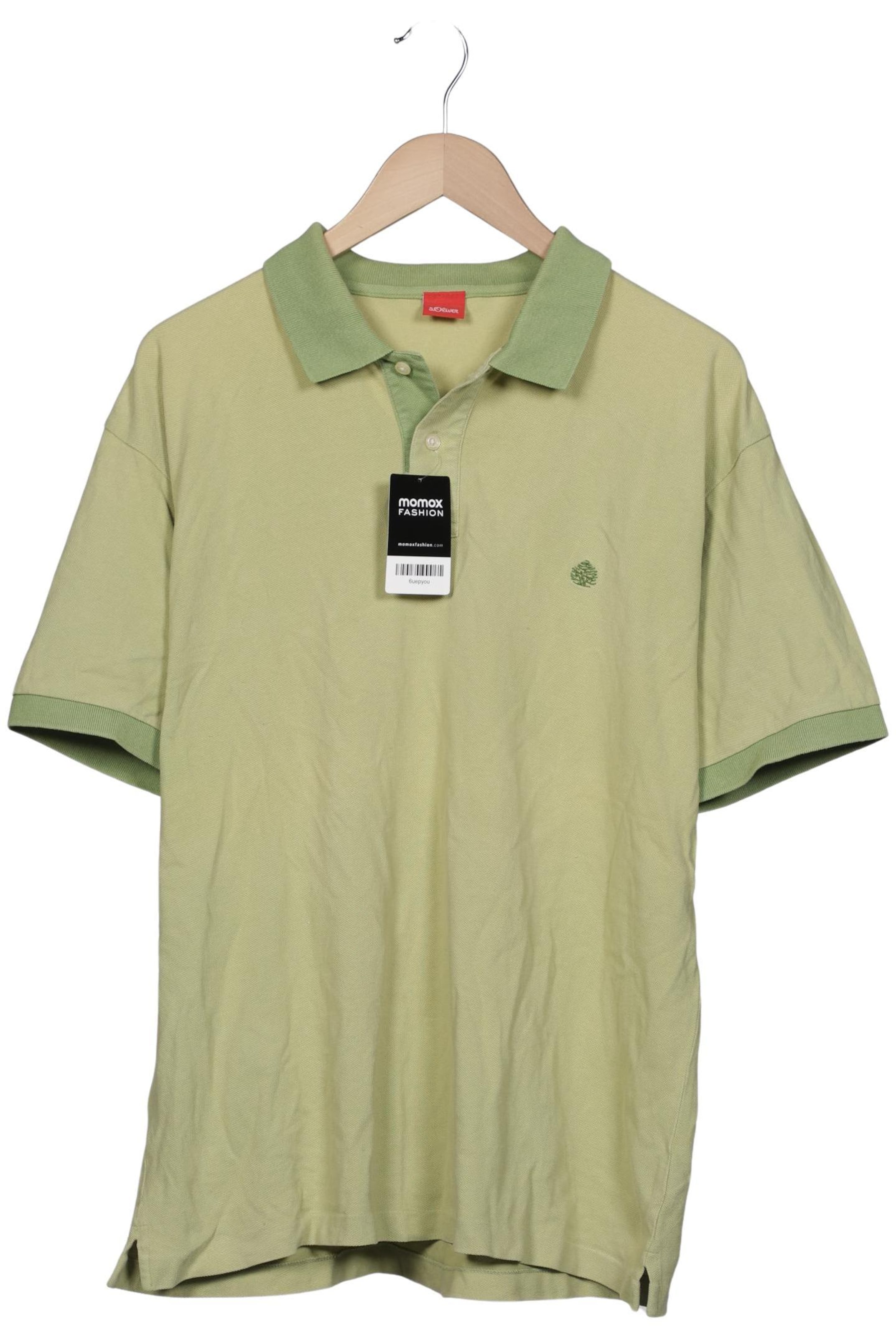 s.Oliver Poloshirt 9XL in Grün: Vorderseite