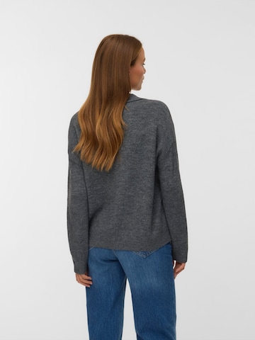 VERO MODA Свитер 'VMLEFILE' в Серый
