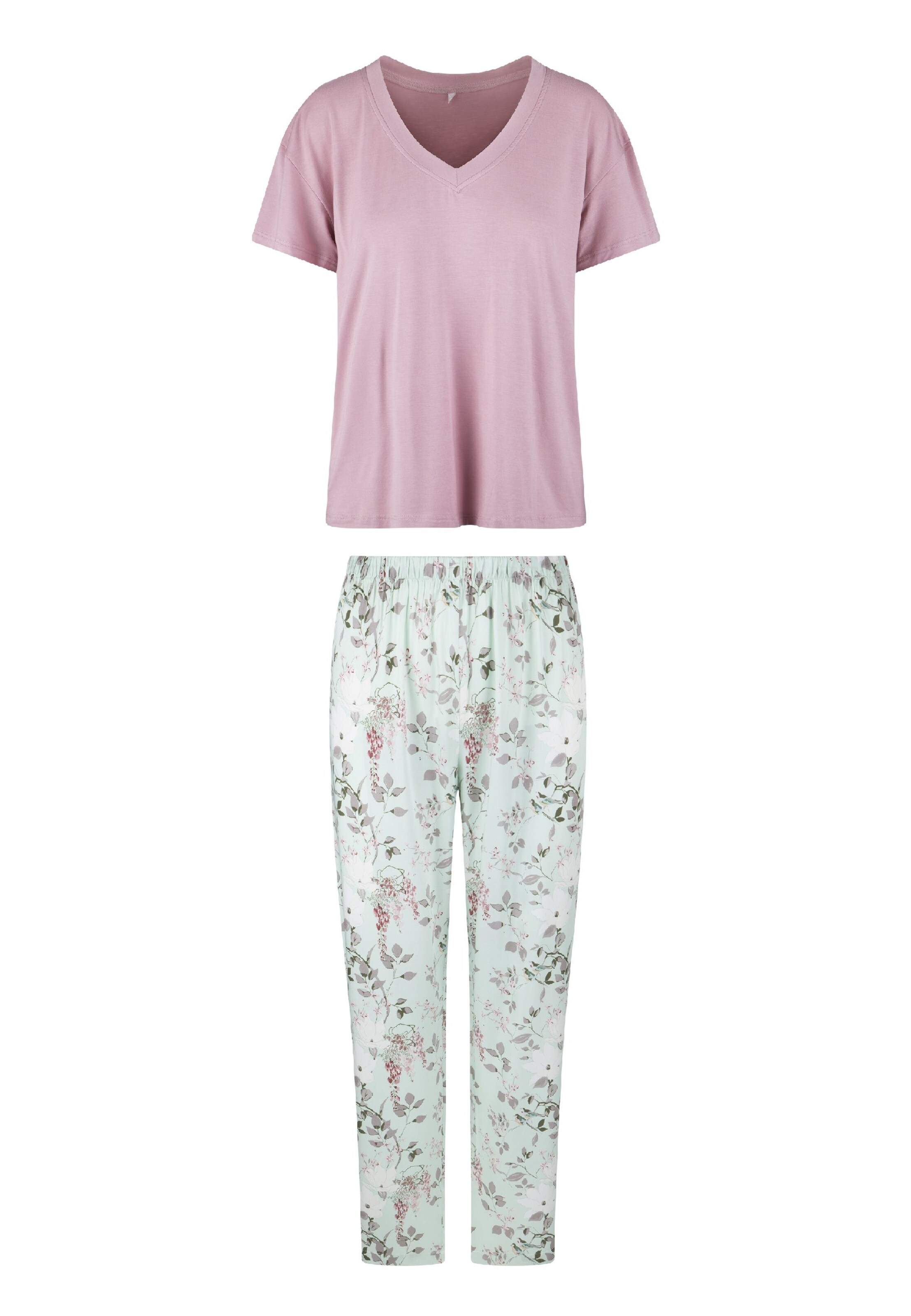 Pigiama di LingaDore in rosa: frontale