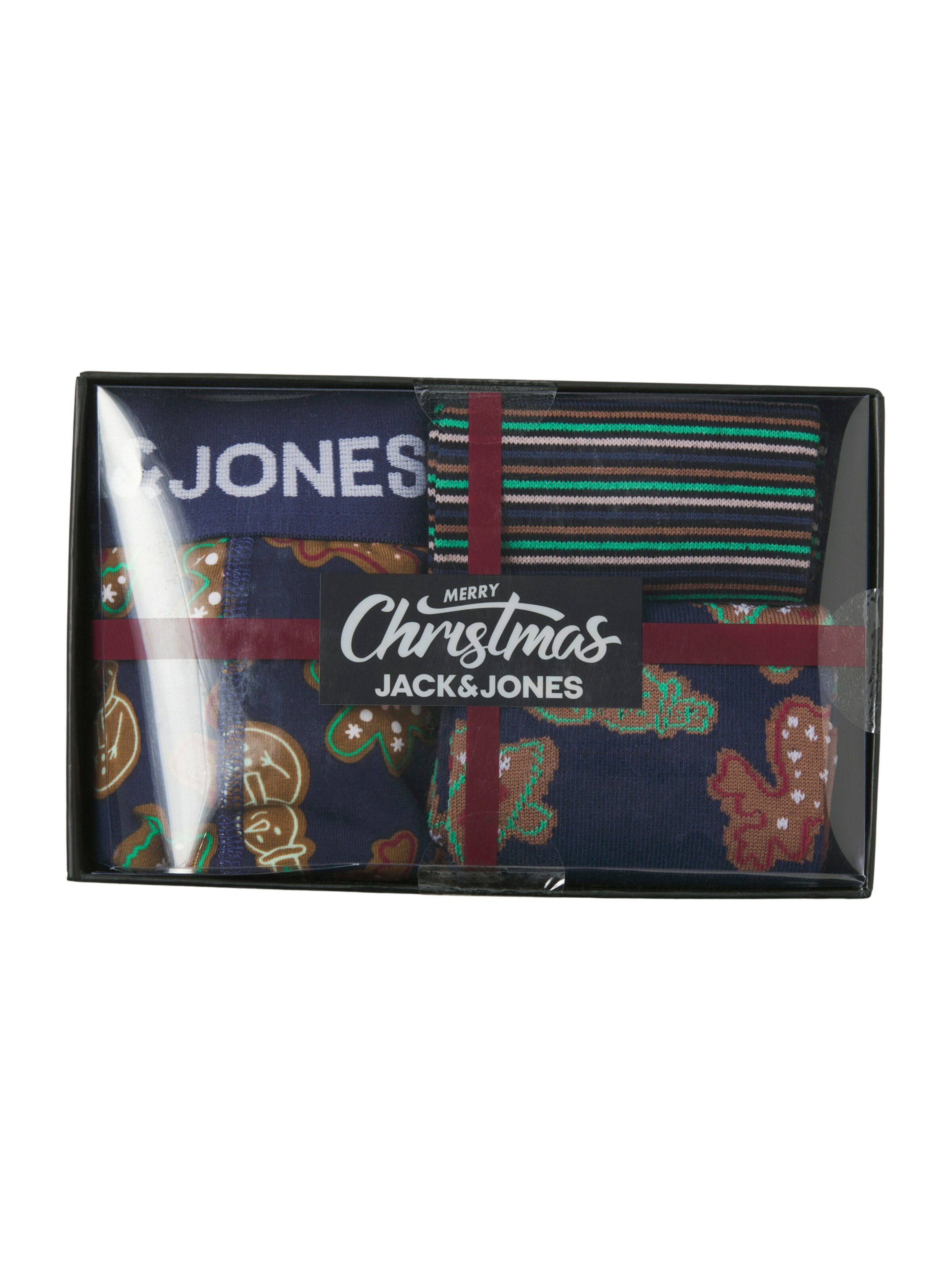 JACK & JONES Боксерки 'JACGINGERBREAD' в синьо