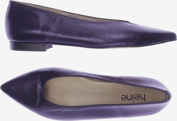 heine Flats & Loafers in 37 in Purple: front