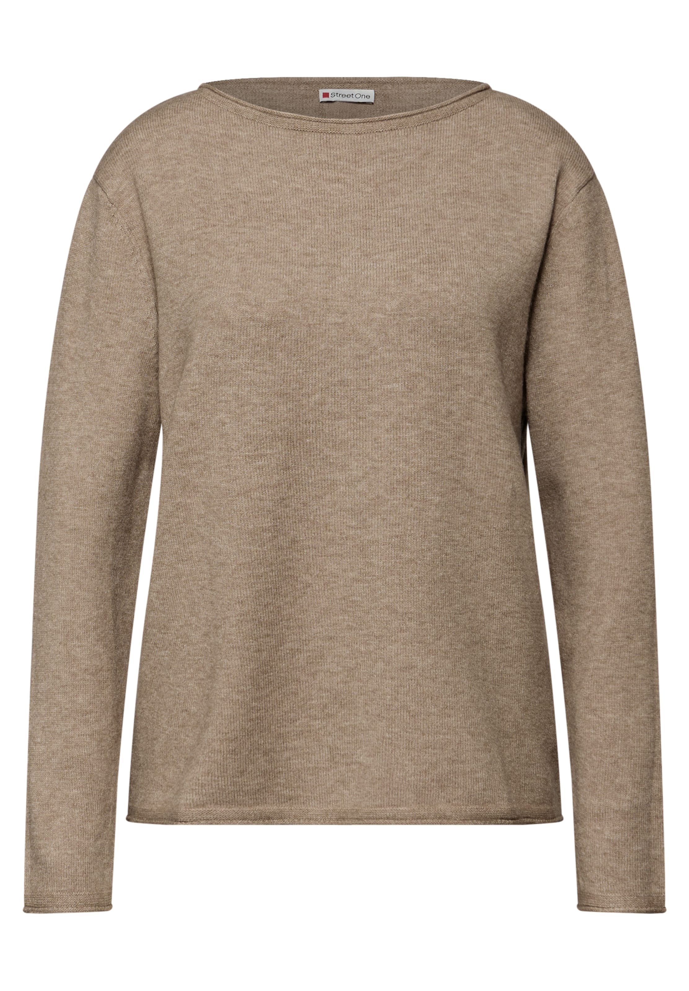 STREET ONE Sweater in Beige: front