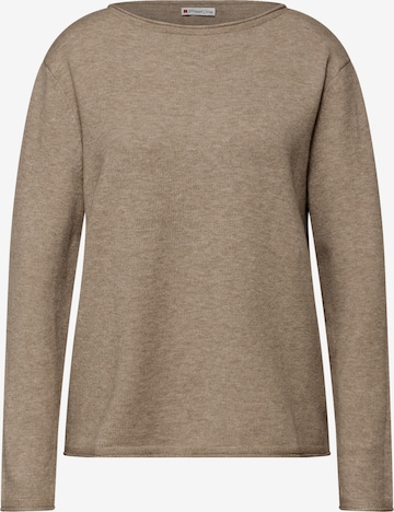STREET ONE Sweater in Beige: front