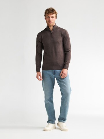 PETROL INDUSTRIES MEN Sweater 'M-ROS-KWC202' in Brown