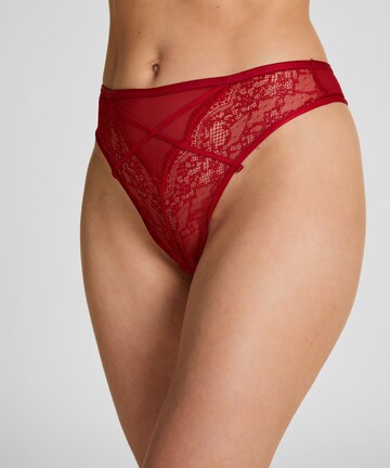 Hunkemöller String 'Isabelle' in Rot: Vorderseite
