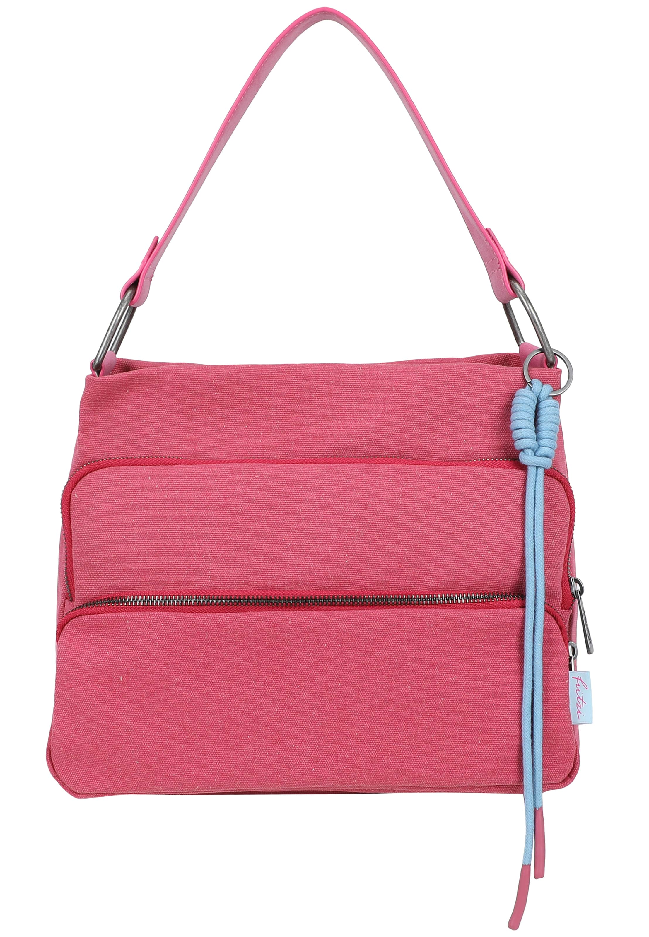 Fritzi aus Preußen Shoulder Bag 'Donny Hobo' in Pink: front