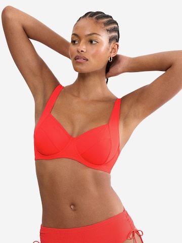 TRIUMPH Balconette Bikinitop ' Red Label Mix & Match Summer ' in Oranje: voorkant