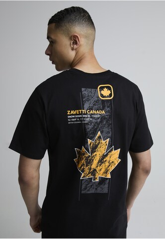 T-Shirt 'Alonso' Zavetti Canada en noir