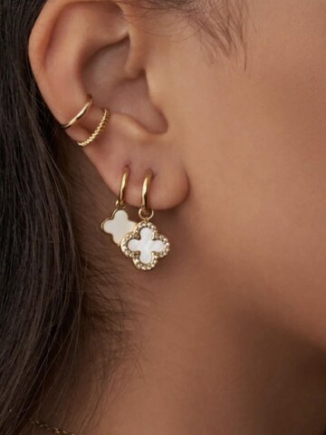 Cala Rose Oorbellen 'CLOVER' in Goud