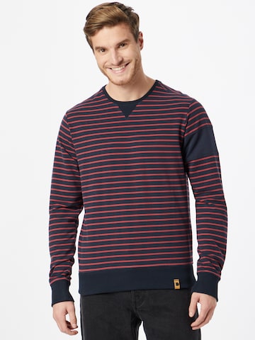 Fli Papigu - Sweatshirt 'Der 37' em azul: frente