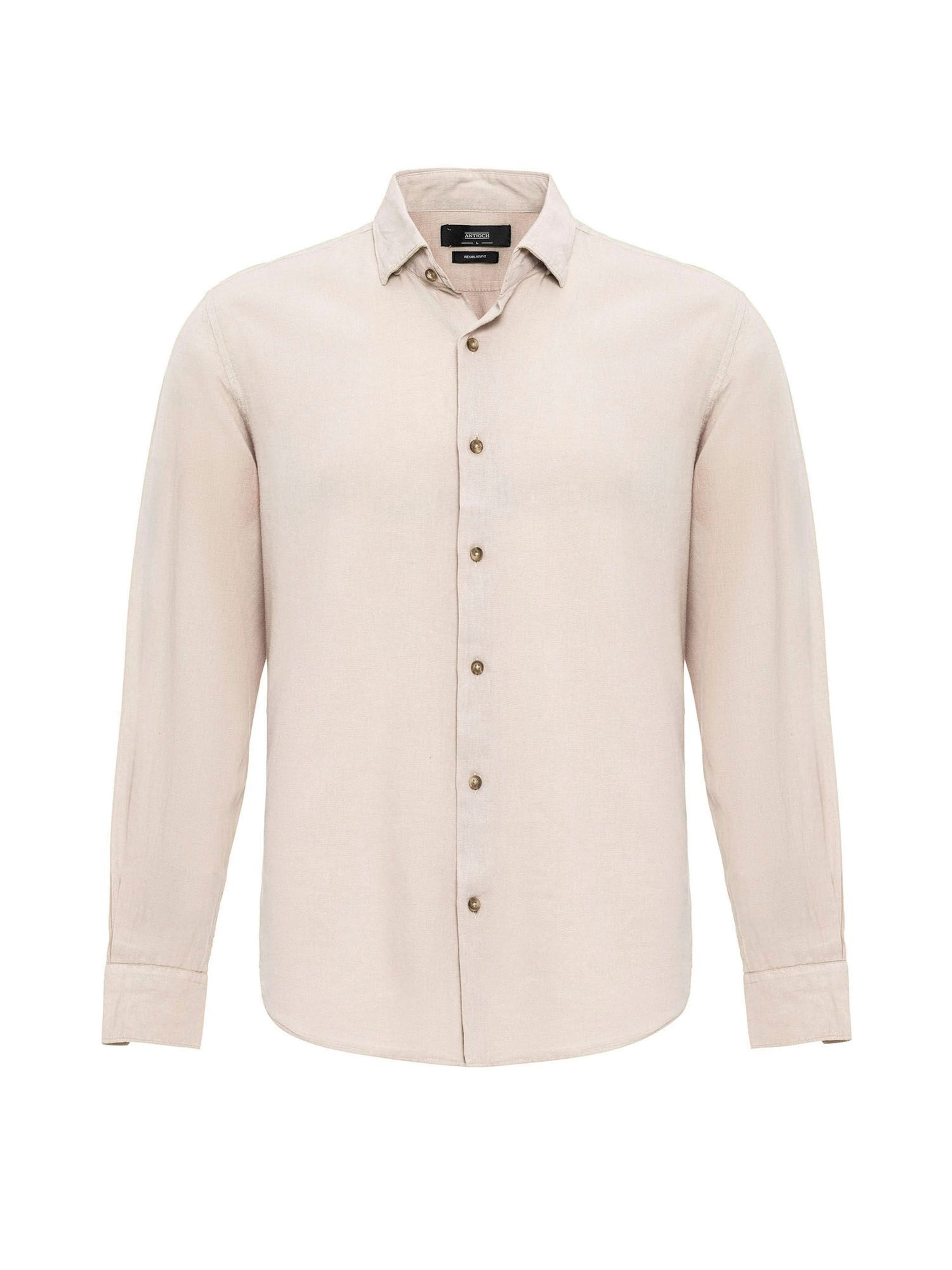 Antioch Regular fit Πουκάμισο σε μπεζ: μπροστά