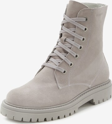Elbsand Lace-Up Ankle Boots in Grey: front