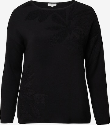 s.Oliver Red Label Plus Sweater in Black: front