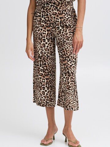 b.young Wide leg Trousers 'BYMMMJOELLA' in Beige: front