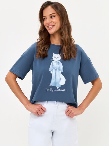 CAT by Maniita Lacitta Shirt in Blauw