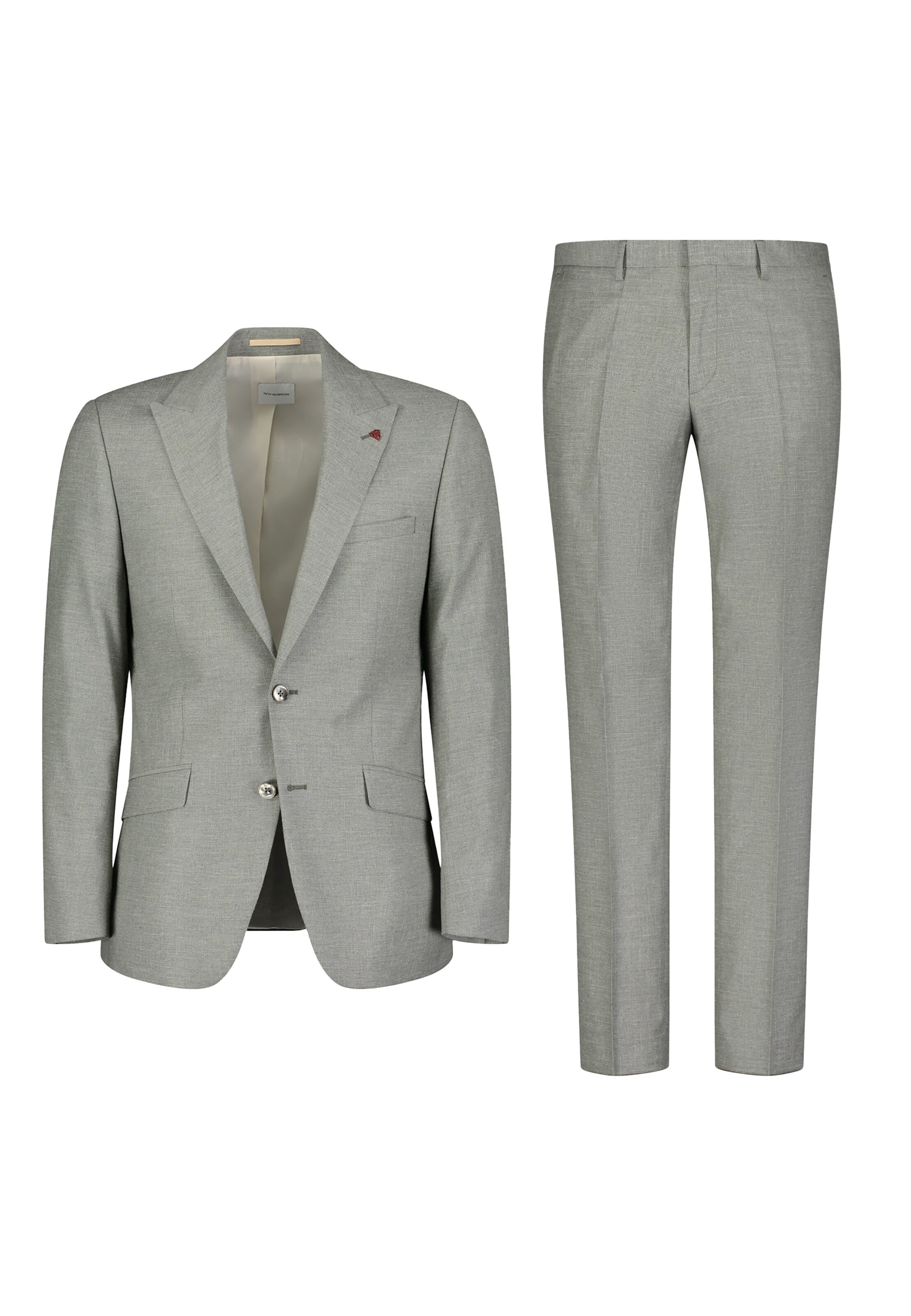 ROY ROBSON Slimfit Hosenanzug Slim Fit in Grün: Vorderseite