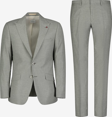 Coupe slim Costume ROY ROBSON en vert : devant