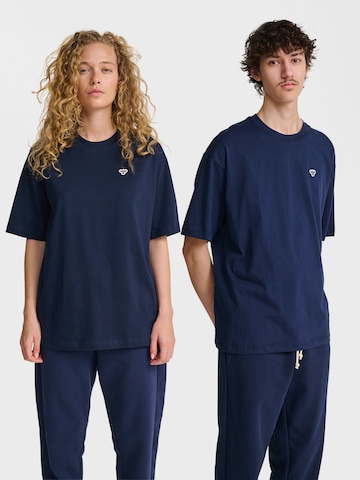 T-Shirt Hummel en bleu : devant