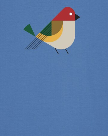 T-Shirt 'Vogel' Watapparel en bleu