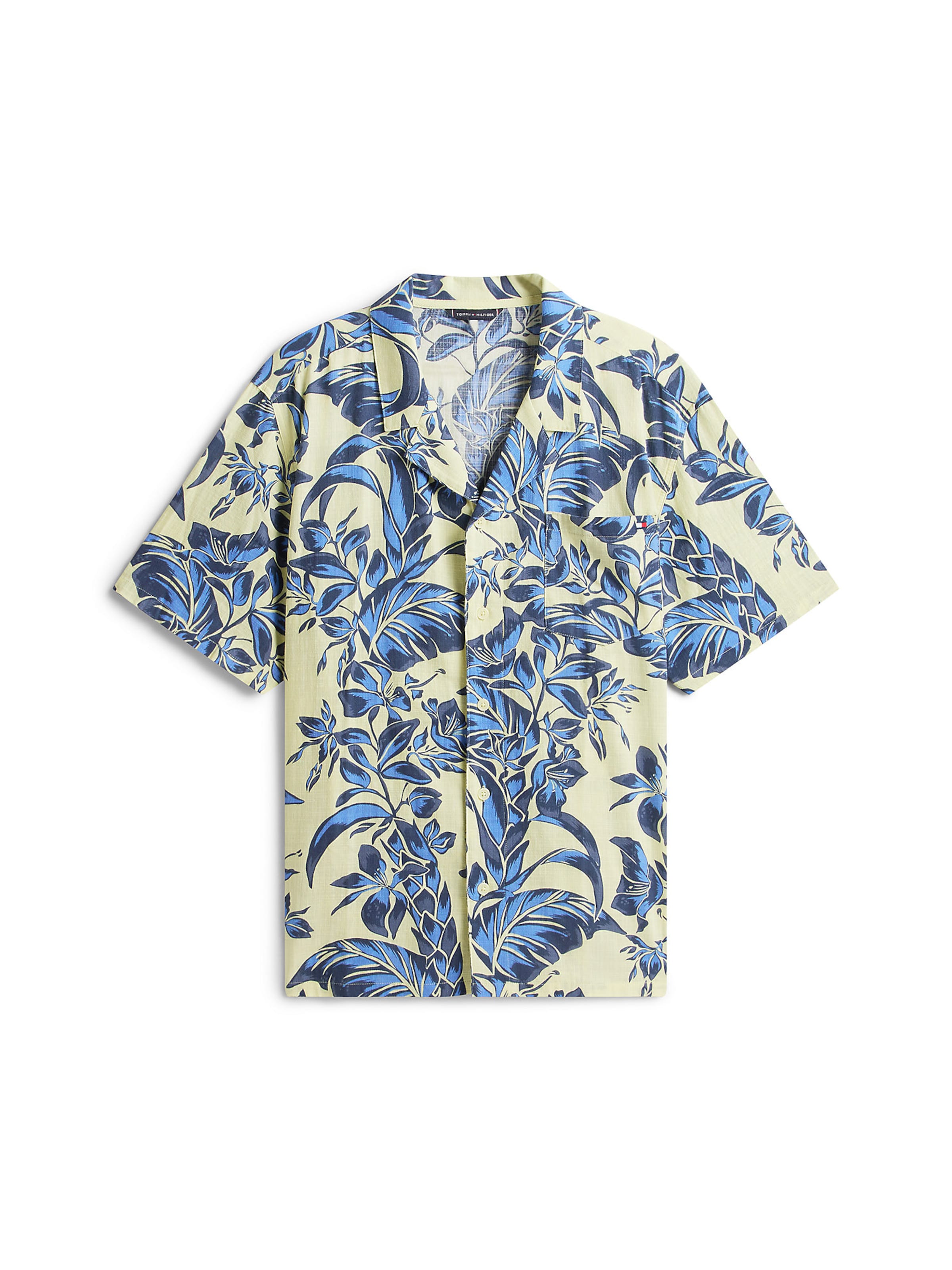 Coupe regular Chemise 'Essential' TOMMY HILFIGER en beige : devant