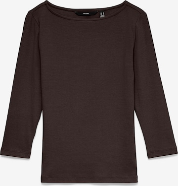 VERO MODA Shirt 'VMChloe Panda' in Brown: front