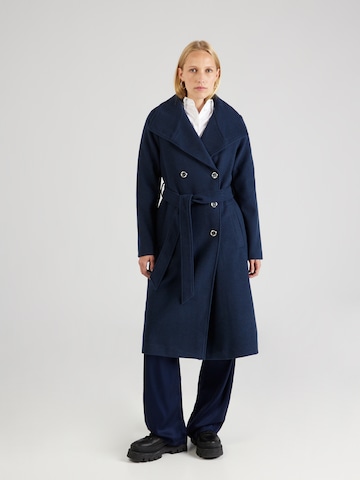 ABOUT YOU Between-Seasons Coat 'Amanda' in Blue: front