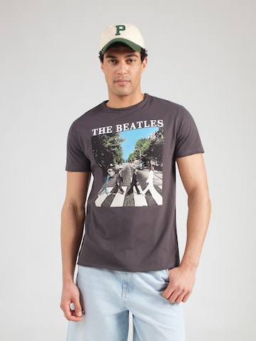 AMPLIFIED Koszulka 'THE BEATLES - ABBEY ROAD' w kolorze szary: przód