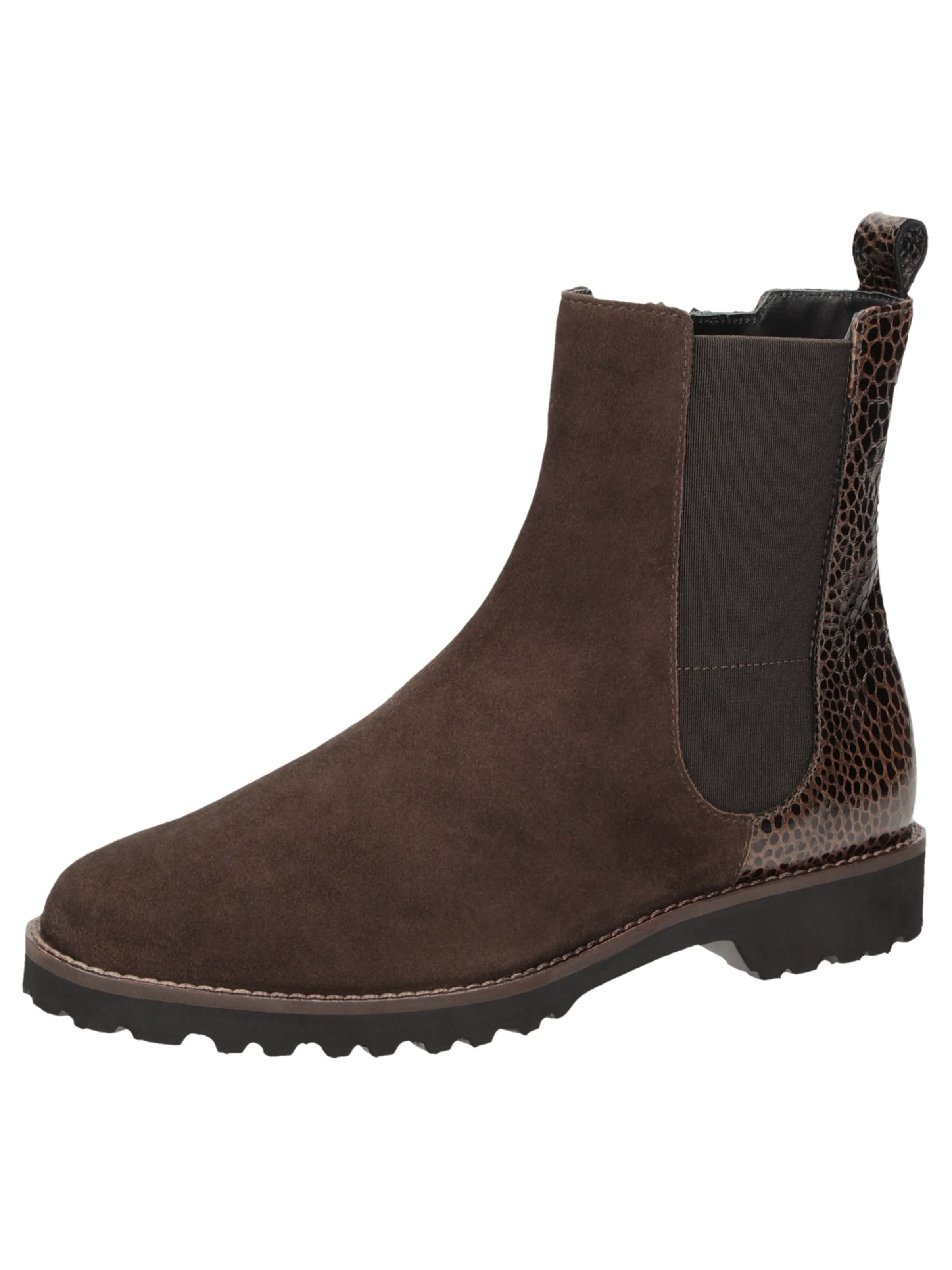 SIOUX Chelsea boots ' Meredith-750-H ' in Bruin: voorkant