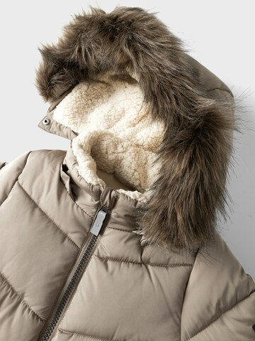 NAME IT Winter jacket 'NMMMATHEW' in Beige